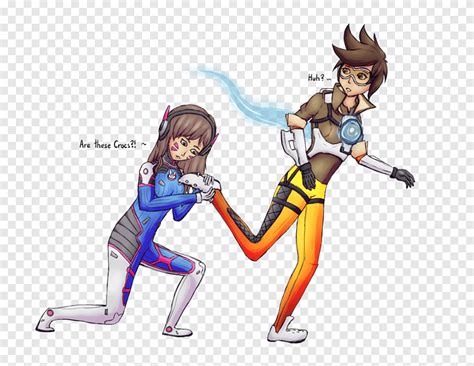 sexy tracer|Tracer Is Tickled By D.va (BaronStrap) [Overwatch]